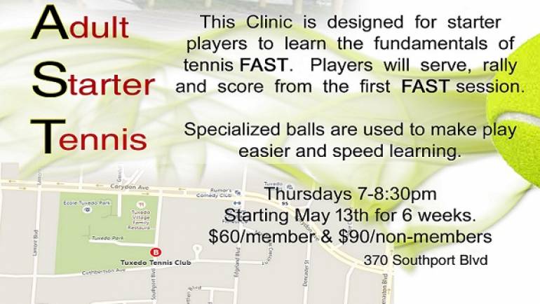 FAST Program (Fun Adult Starter Tennis)